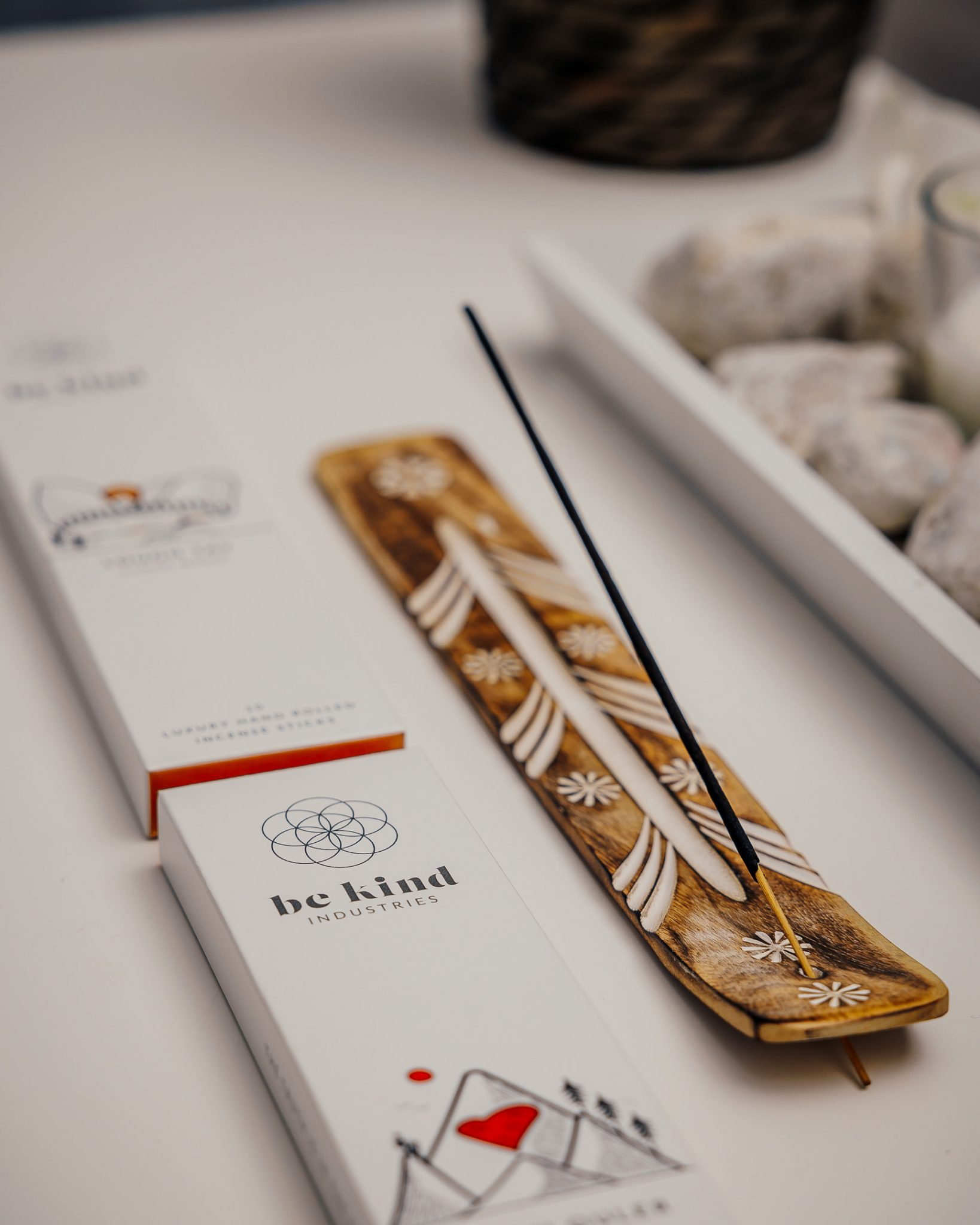 Be Kind Luxury Incense: Lough Ouler - Rose and Sandalwood