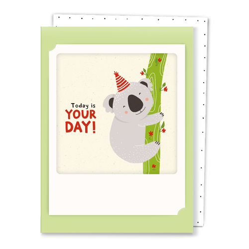 Pickmotion Mini-Card - Today is Your Day - Koala