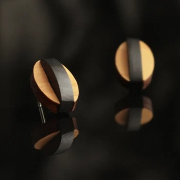 Rowena Sheen Earrings - Omey 3D Studs
