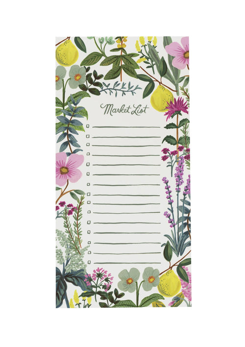 Rifle Paper Co. Notepad - Herb Garden Market Pad