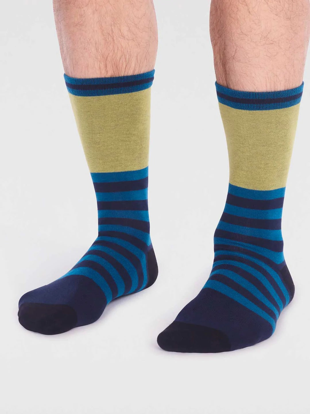 Baz Vog Socks (3-Pack) - Orange/Green/Blue | 3-pack graphic sock | Fluevog  Shoes