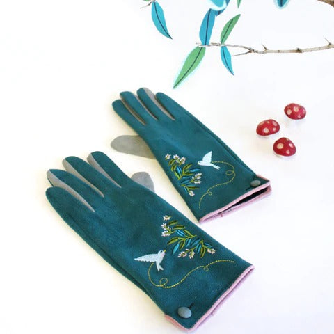 Disaster Designs Gloves - Secret Garden Bird