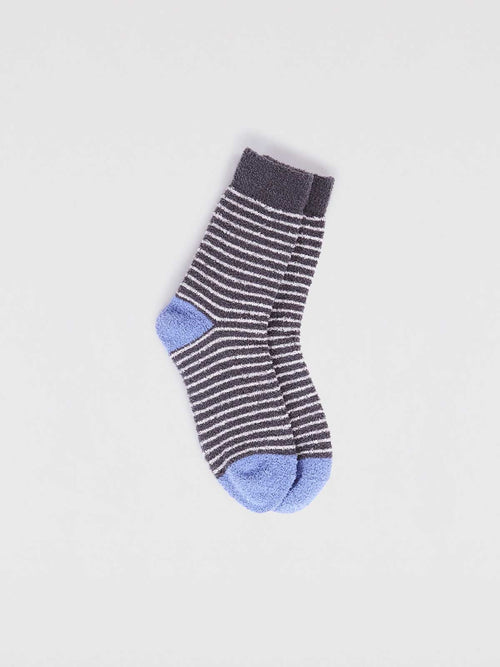 Thought Kids Socks - Recycled Polyester Fluffy Sammie Stripe Socks