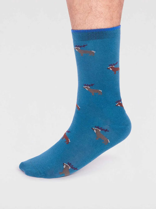 Thought Mens Socks - Gots Organic Cotton Jamal Animals