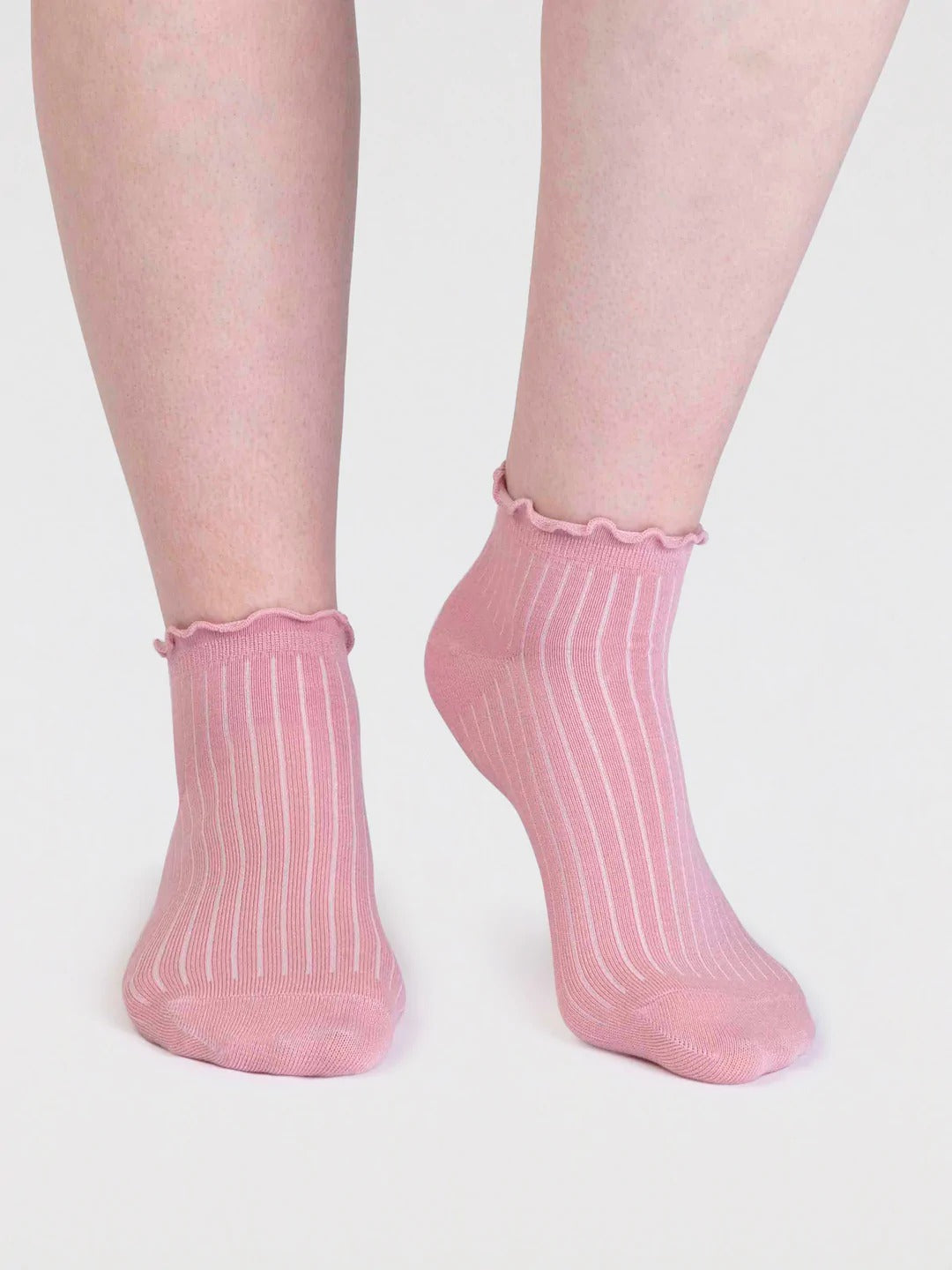 Thought Ladies Socks - Bamboo Dacia Frill Top Ankle Socks