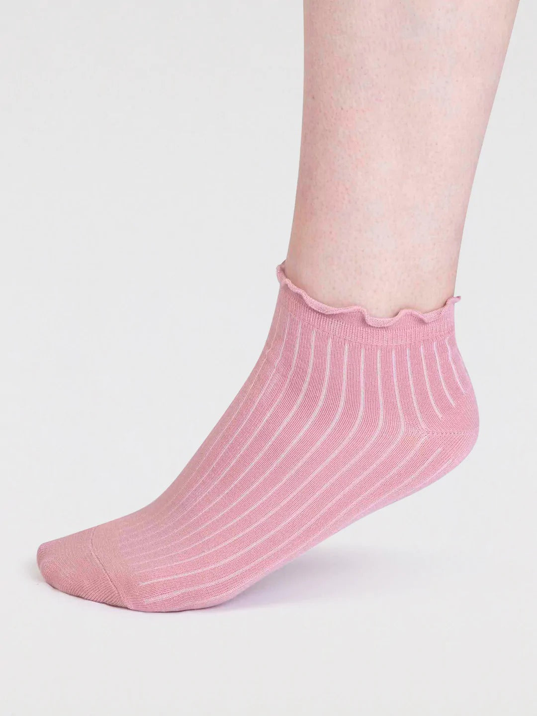 Thought Ladies Socks - Bamboo Dacia Frill Top Ankle Socks