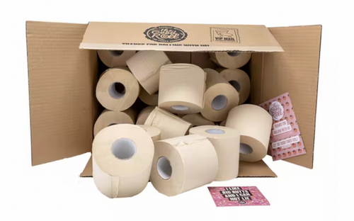 The Good Roll - Bamboo Toilet Roll Unwrapped & Unbleached - 24 Rolls