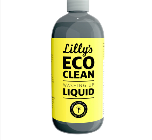 Lilly's Eco Clean - Concentrated Washing-Up Liquid With Lemon Essential Oil - 500Ml