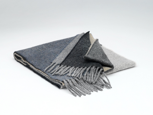 McNutt of Donegal Scarf Lambswool Stripe - Tokyo