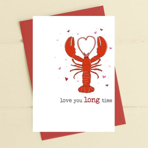 Dandelion Card - Lobster