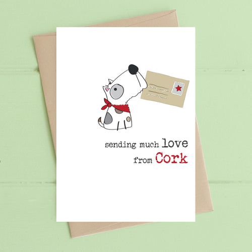 Dandelion Card - Sending love from Cork
