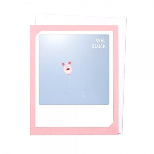 Pickmotion Photo-Card - Good Luck Pig