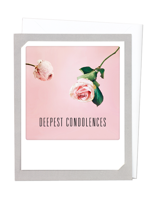 Pickmotion Photo-Card - Deepest Condolences