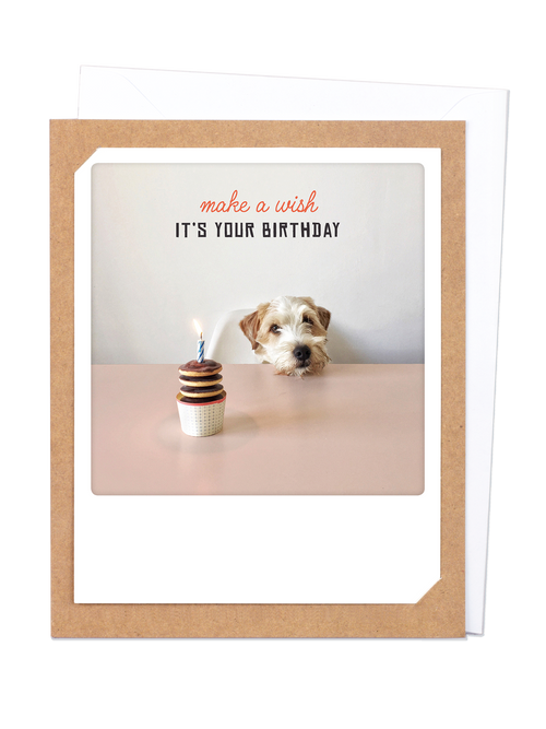 Pickmotion Photo-Card - Make a Wish Dog