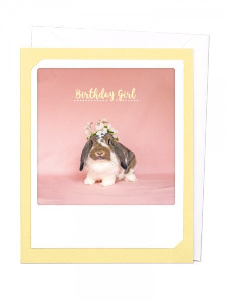 Pickmotion Photo-Card - Happy Birthday Girl Rabbit