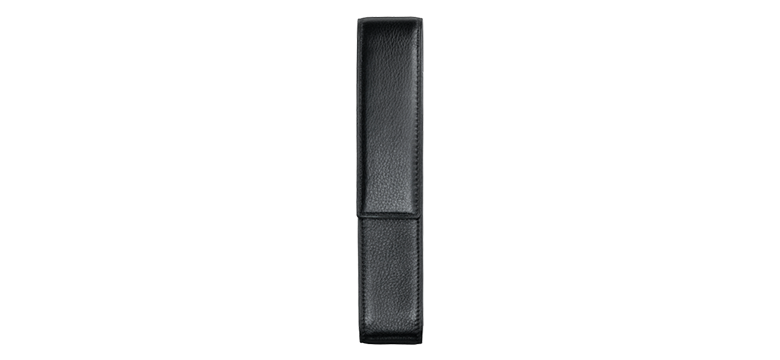 Lamy Pen Case - Black Leather Flip Top