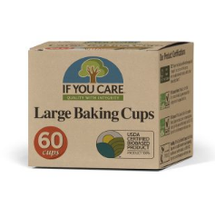 If you care - Large Baking Cups - unbleached