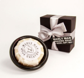 Dalkey Handmade Soap - Manly Man Shaving Soap & Bowl Gift Set