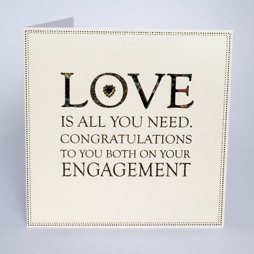 Luxury Extra Large Card - Love is all you Need