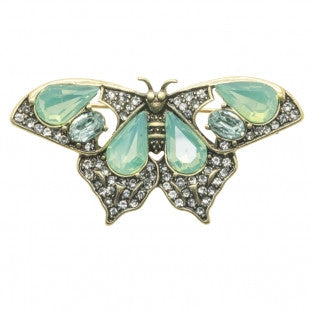 Lovett Brooch - Butterfly Brooch Pin - Rosewater or Pacific Opal