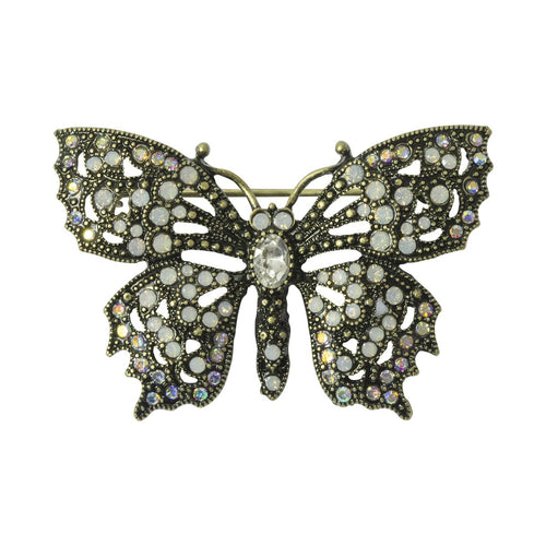 Lovett Brooch - Butterfly - Crystal