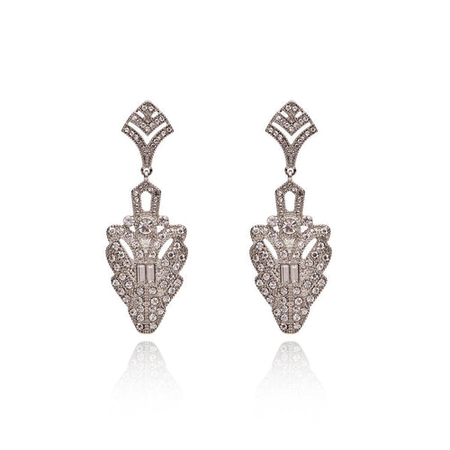 Lovett Earrings - Decadent Art Deco 1920s