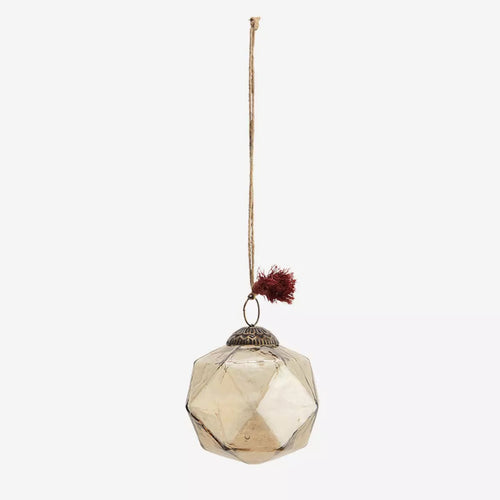 Madam Stoltz Decoration - Hanging Glass Ornament
