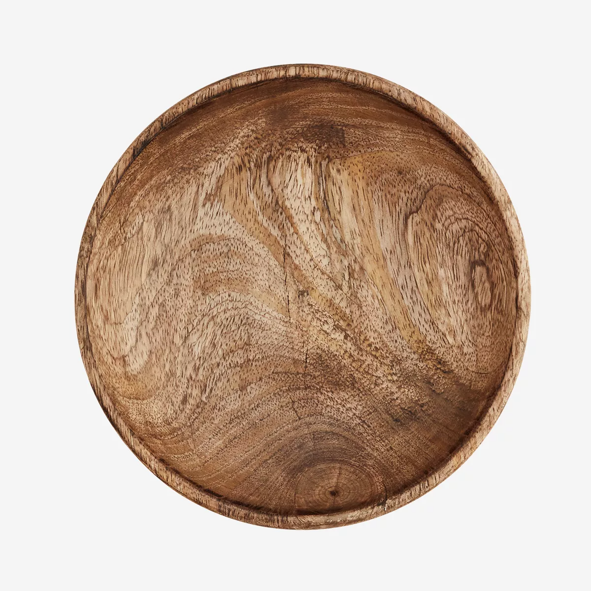 Madam Stoltz Kitchen - Mango Wood Deep Plate