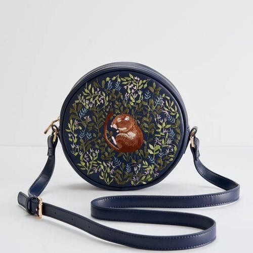 Fable Bag - Chloe Circle Bag Embroidered Dormouse