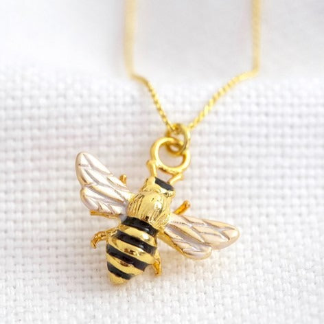 Lisa Angel Necklace - Bee Enamel