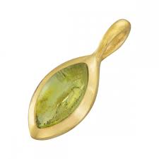 Juvi - Gold Gemstone Pendant