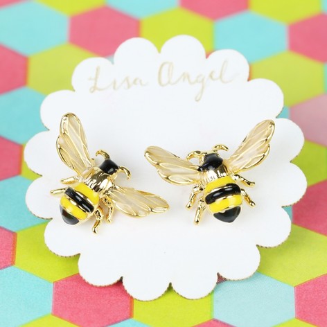 Lisa Angel Earrings - Bee Studs