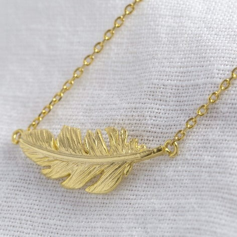 Lisa Angel Necklace - Feather