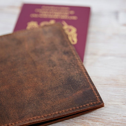 Paper High - Buffalo Leather Passport Holder