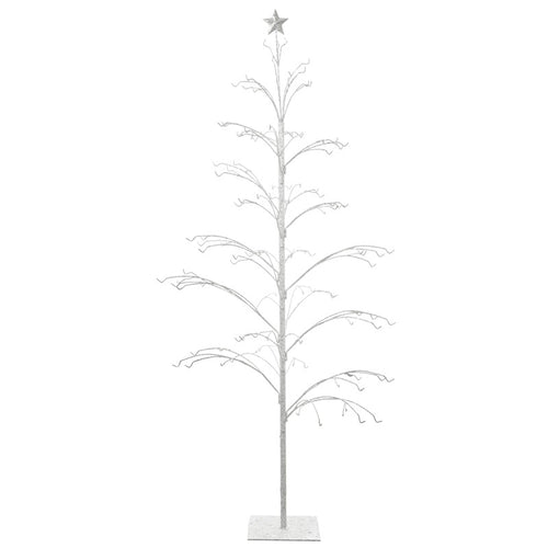 Heaven Sends Christmas Tree - Large White Glitter