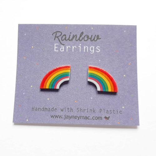 Jayney Mac Earrings - Stud Rainbows