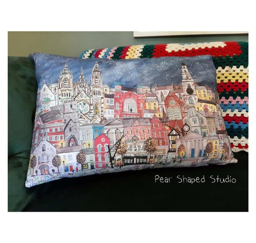 Pear Shaped Studio Cushion - Cork City