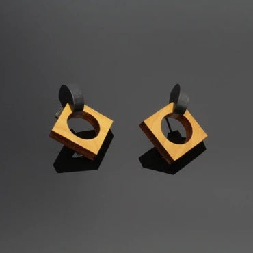 Rowena Sheen Earrings - Cernu 3D Studs