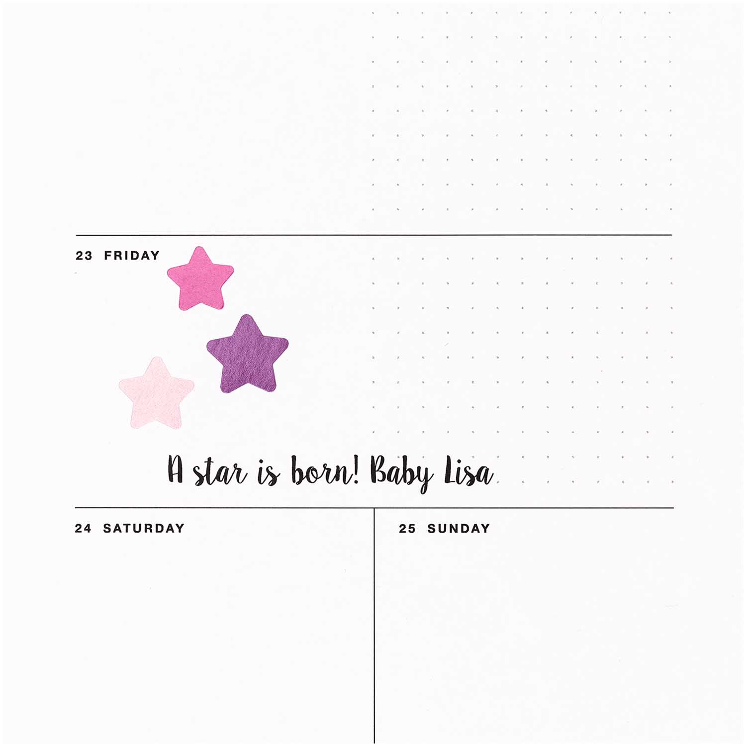 Paper Poetry Stickers - Stars