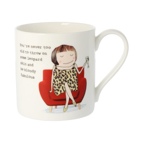 Rosie Made a Thing Mug - Leopard Skin