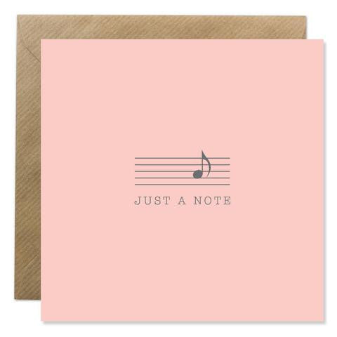Bold Bunny - Just a Note (Pink)