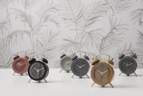 Karlsson Alarm Clock - Mini Twin Bell Assorted