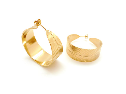 Nadja Carlotti Jewellery - Palm Earring Hoops