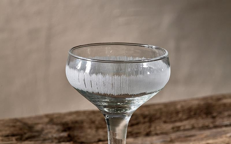 Nkuku Glass - Anara Etched Champagne Glass