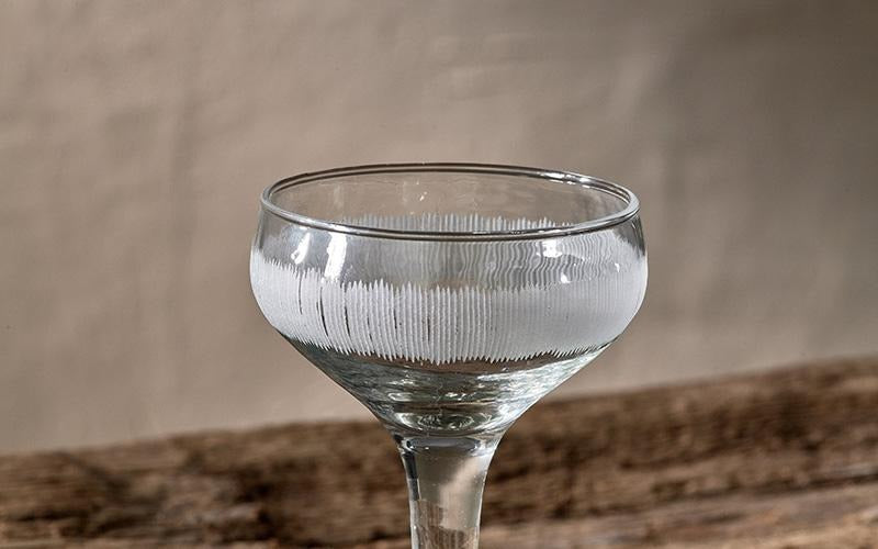Nkuku Glass - Anara Etched Cocktail Glass