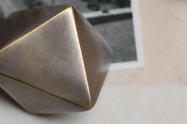 Nkuku Paperweight - Dayla Brass