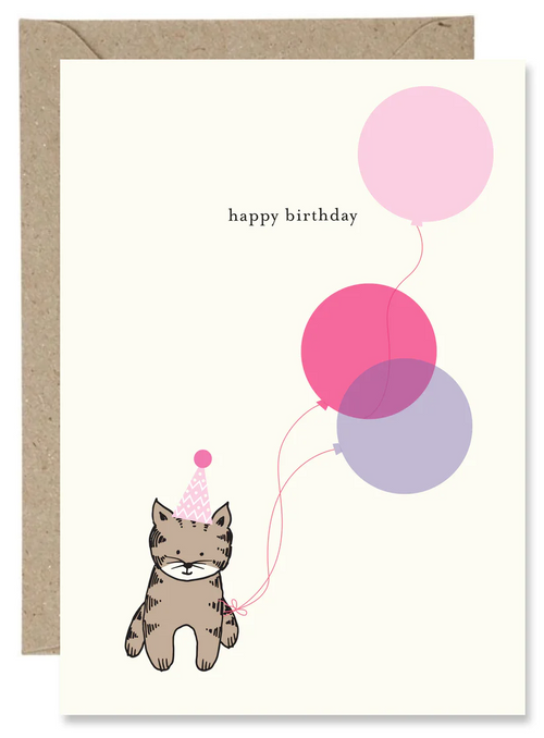 The Paper Gull - Happy Birthday Cat