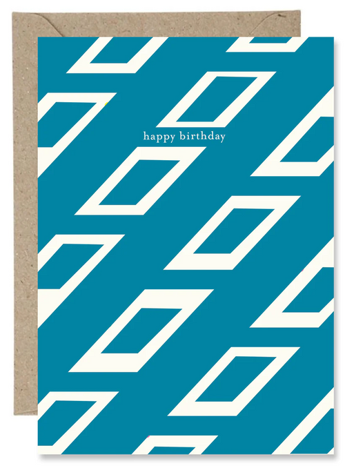 The Paper Gull - Happy Birthday Blue Design
