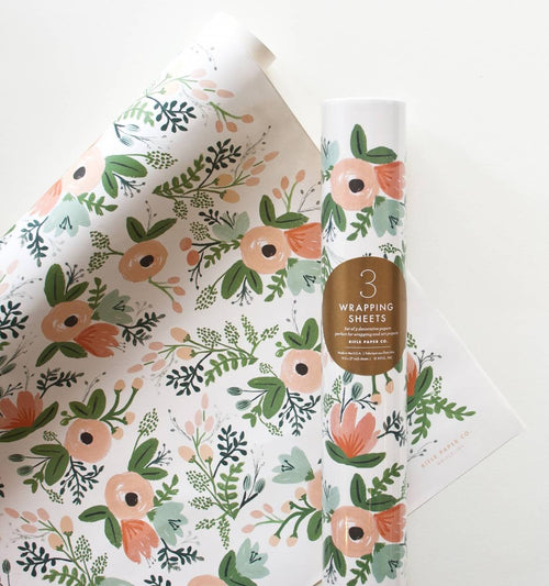 Rifle Paper Co. Gift Wrap Roll - Wildflower