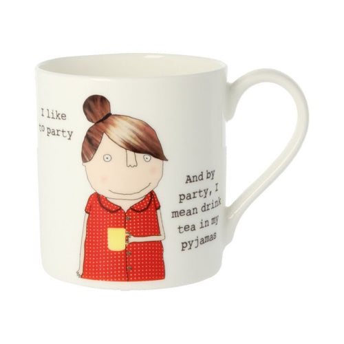 Rosie Made a Thing Mug - I like to Party